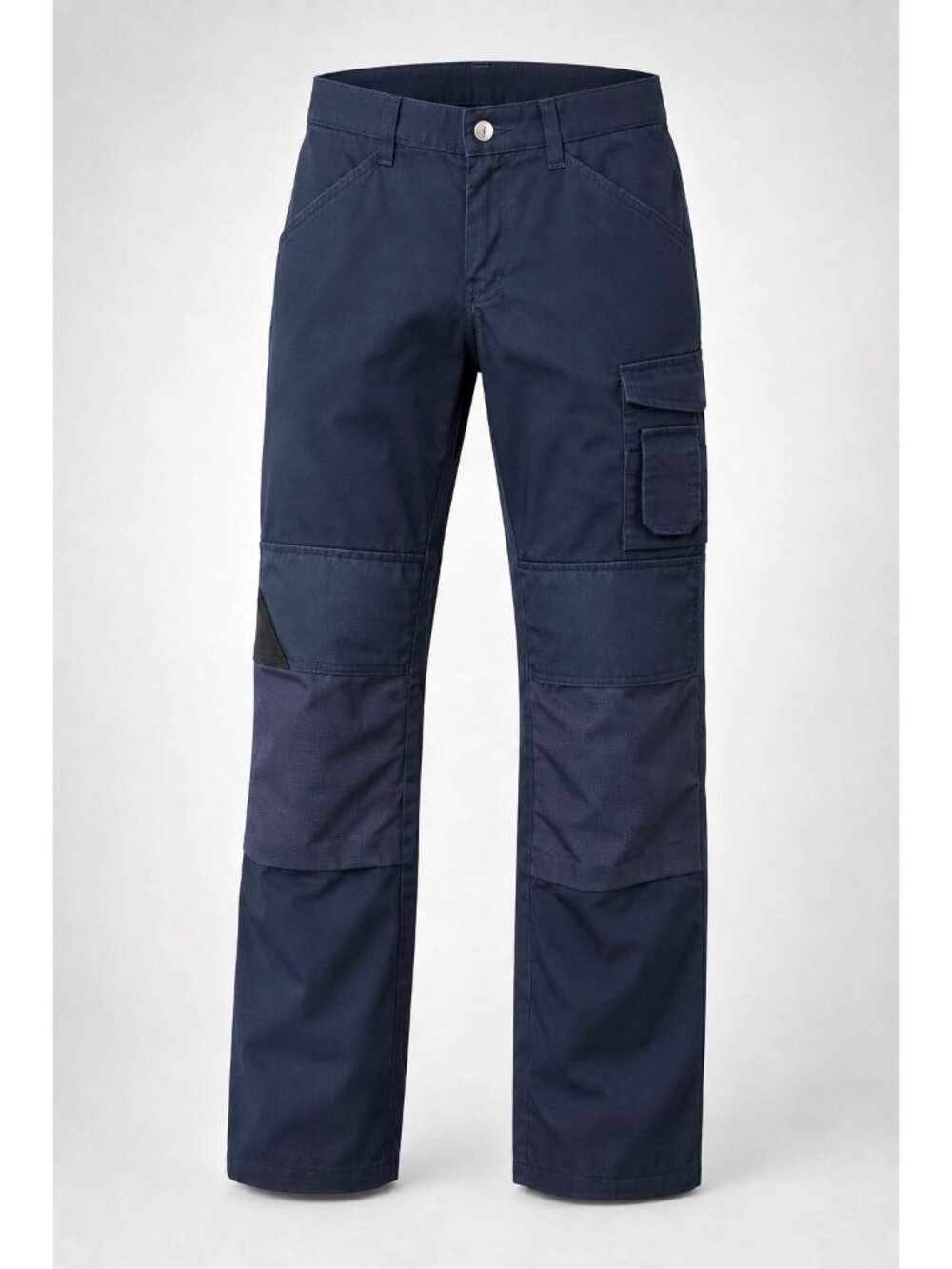 Skillers Mens 30 x 28 Pants Navy Blue Cargo Durable Workwear w Reinforced Knees